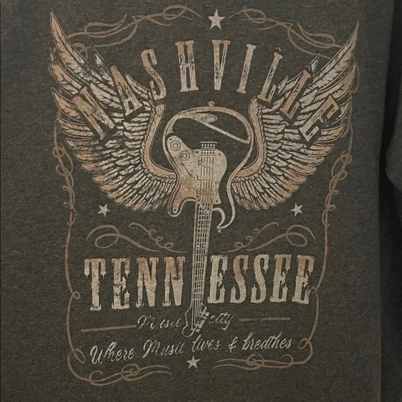 NWT Maurices Charcoal Graphic Hoodie - Picture 2 of 2